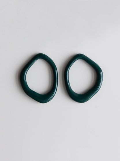 Arp Pearl and Porcelain Hoops kõrvarõngad - Image 5