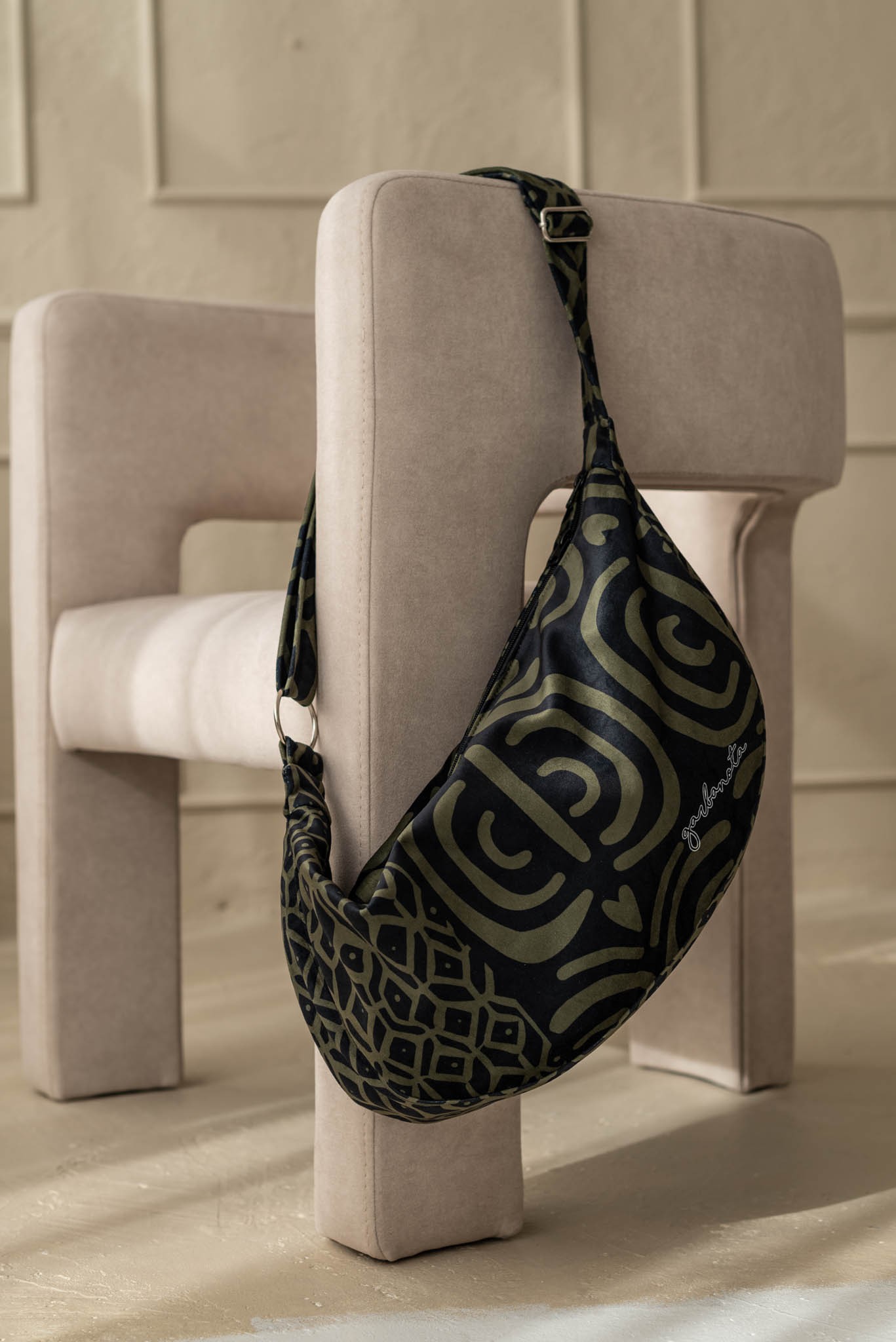 Hobo kott - khaki muster - Image 8