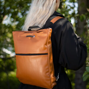 Barbara nahkseljakott Calvados - jätkusuutlik käsitöö seljakott